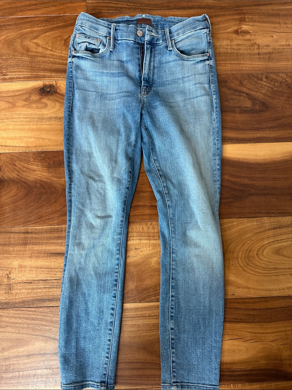MOTHER Light Blue Skinny Jeans